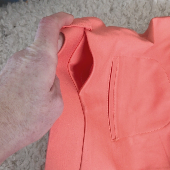 Betabrand 7 pocket Dress Pant Yoga Pants, NWOT never worn, Coral XL-Short Petite - Picture 6 of 11